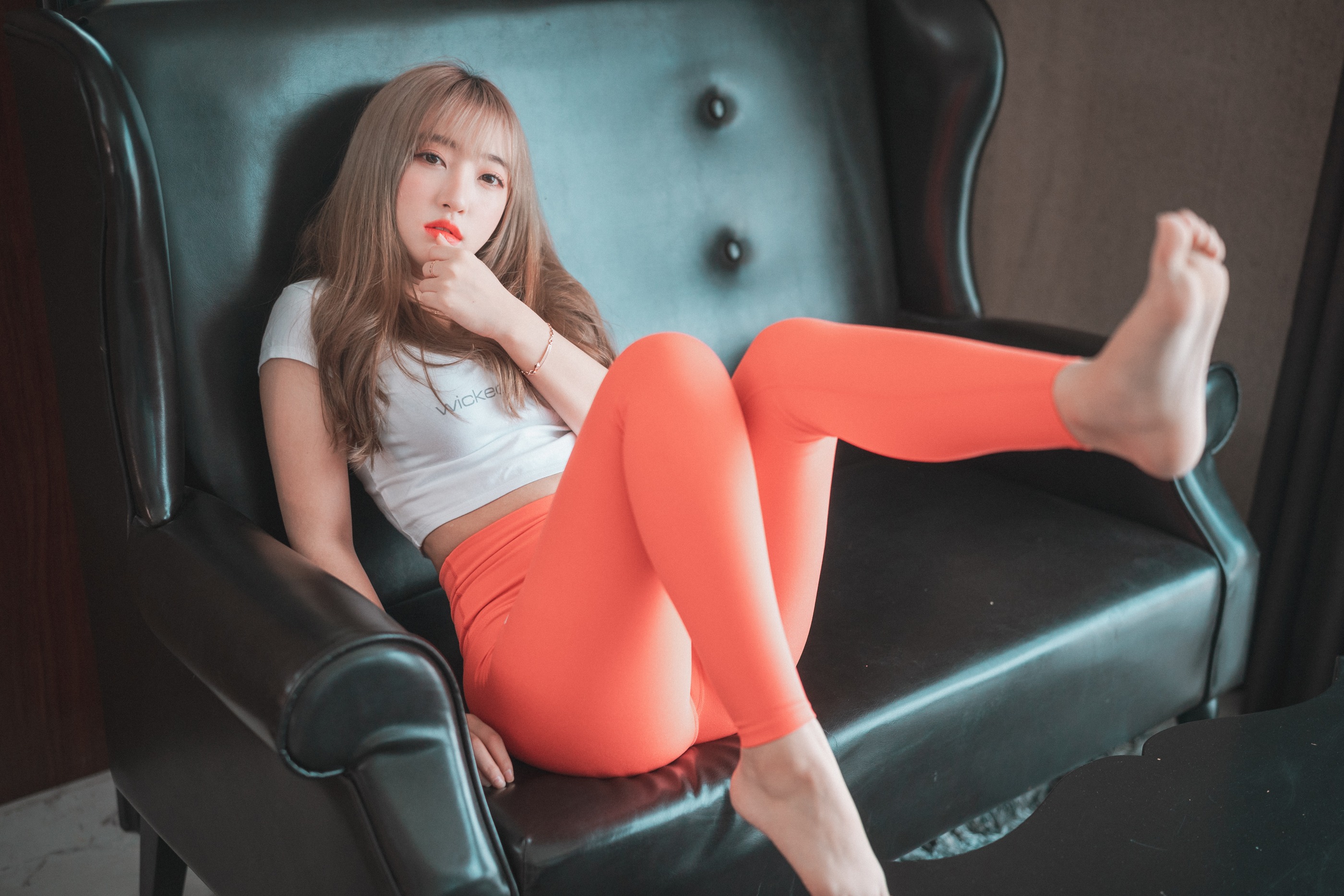 图片[1]-Hanari – NO.003 (하나리)  DJAWA Red Orange  Cool Mint [49P]-XikXak